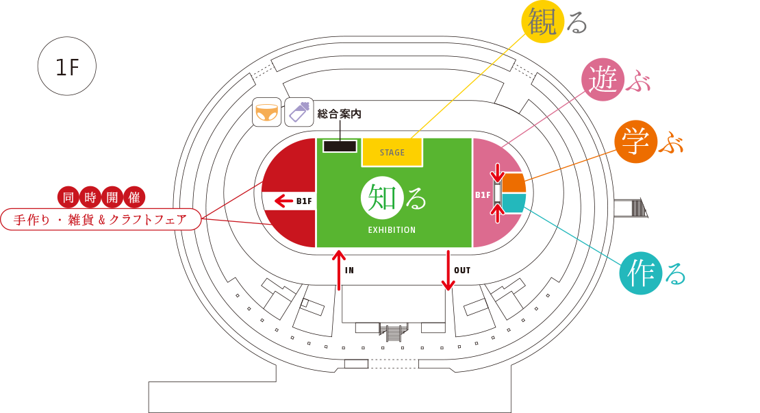 会場マップ 1階