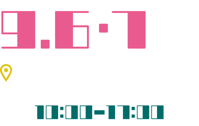 9.6 sat・7 sun 入場無料 日本トーター グリーンドーム前橋 10:00～17:00